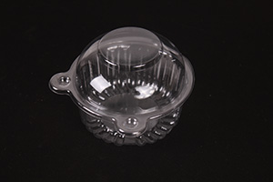 high dome clear cake container 
